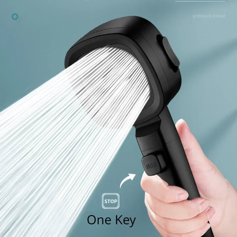 Adjustable High-Pressure Shower Head