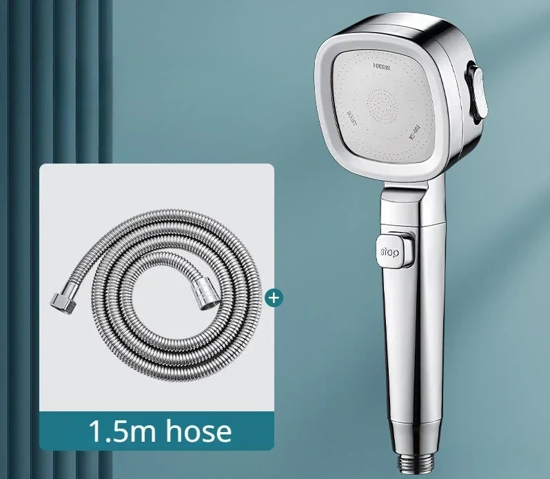 Adjustable High-Pressure Shower Head