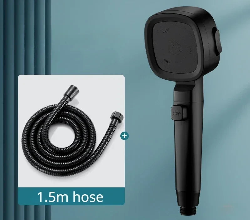 Adjustable High-Pressure Shower Head