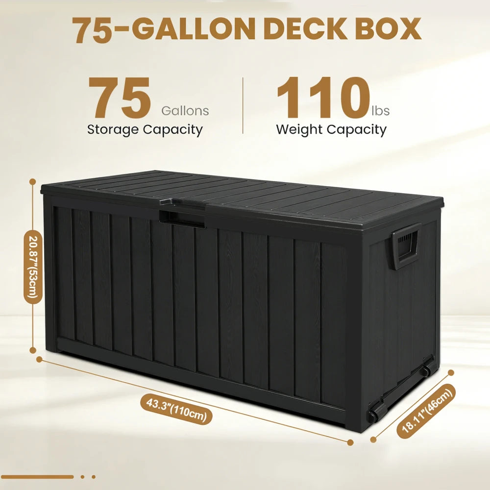 75 Gallon Deck Box